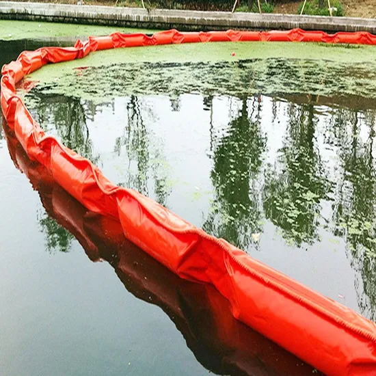 Wholesale Float Wgj1300h PVC Oil Containment Boom at The Pollutant Discharge Entrance